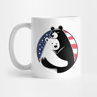 Black And White Bears Mug